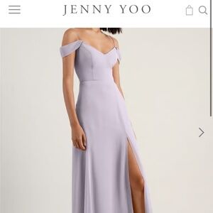 Jenny Yoo Priya Lilac Mist worn once, like NEW size 8